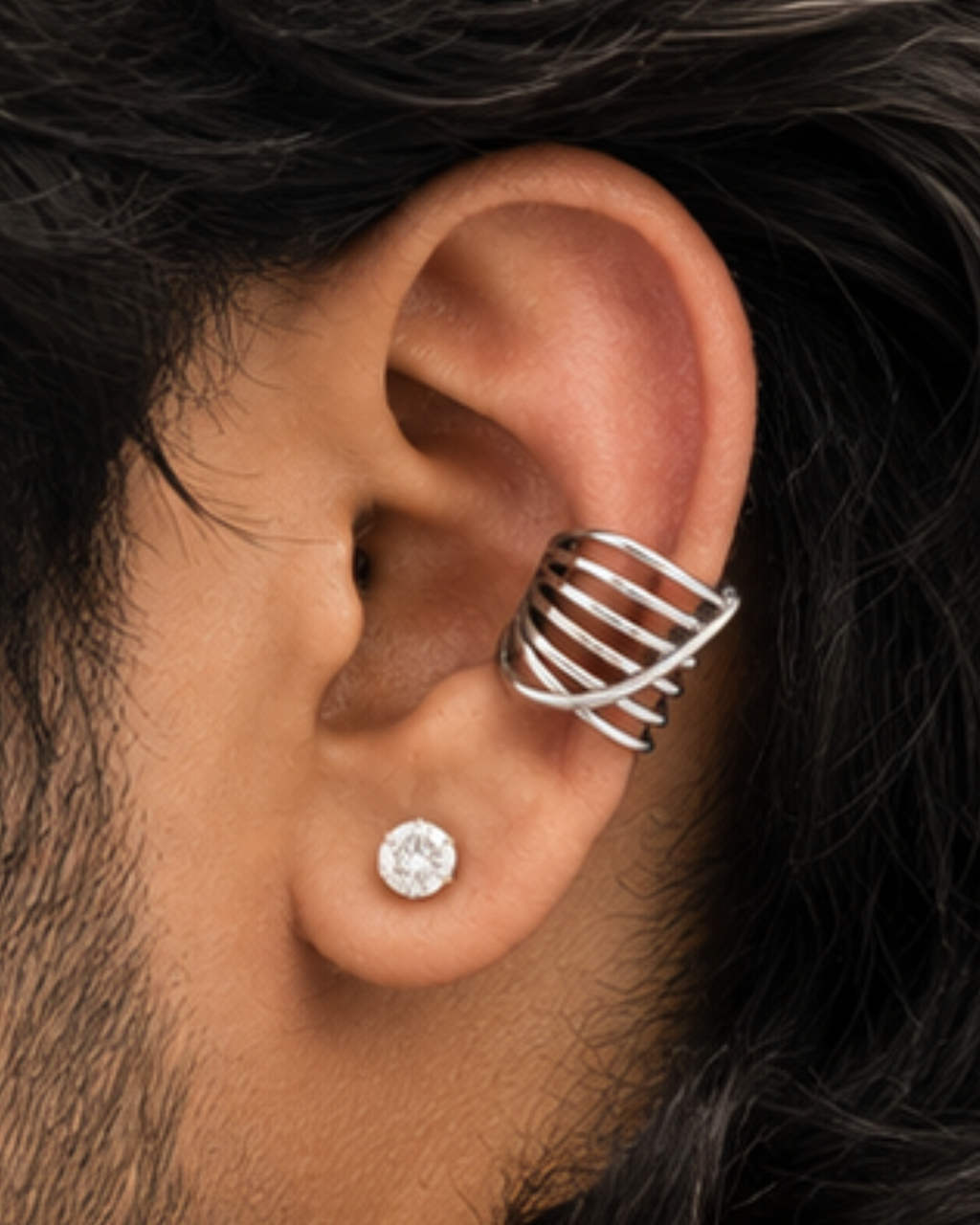 cross ear cuff