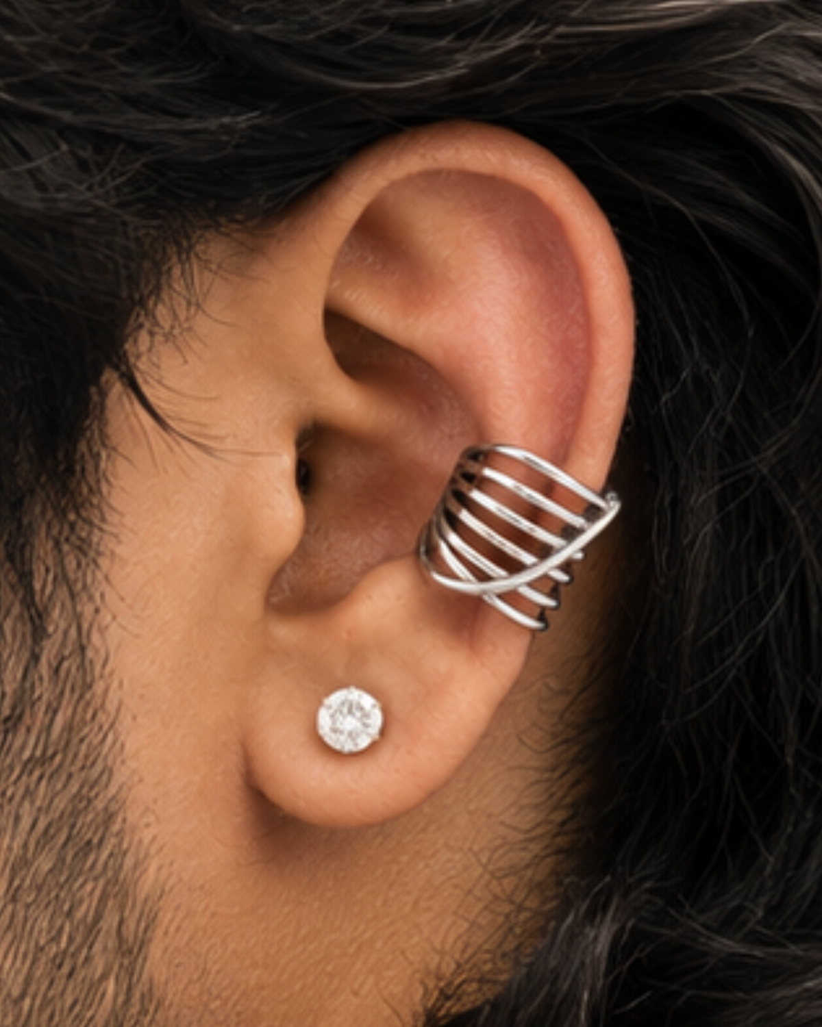 cross ear cuff